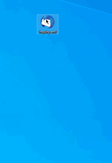 Renaming Extracted E-Mail from Thunderbird